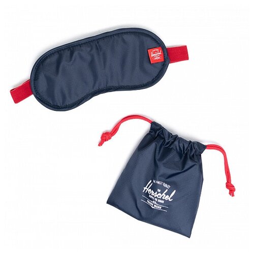 фото Маска для сна herschel eye mask, navy/red