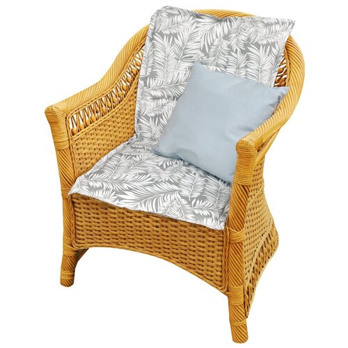 фото Подушка на стул со спинкой "grey palma" эскар