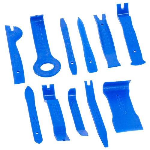 фото Набор съемников (лопатки) для демонтажа облицовочных панелей (11 предметов) в сумке dollex ssp-11