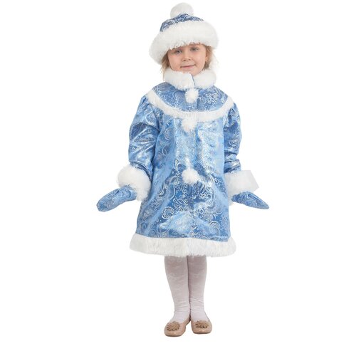 фото Карнавальный костюм для детей волшебный мир снегурочка детский, 116-122 см