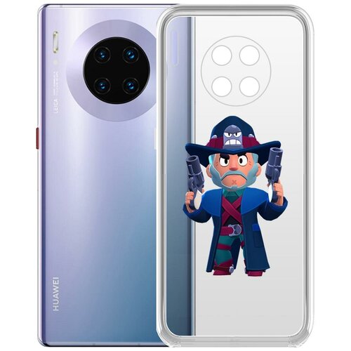 фото Чехол-накладка clear case brawl stars-стрелок кольт для huawei mate 30 krutoff group