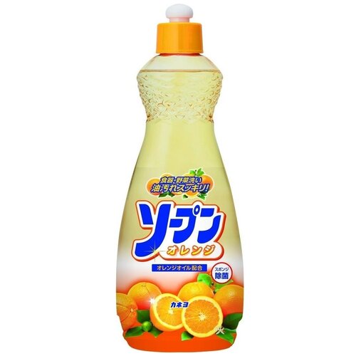 фото Kaneyo средство для мытья посуды "kaneyo" аромат апельсина бутылка 600 мл