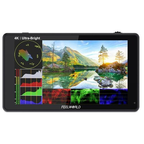 фото Накамерный монитор 6" feelworld lut6 hdmi 2600nits hdr/3d lut 4k touch screen