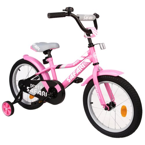 фото Велосипед 14" детский 2-х колесный, розовый safari