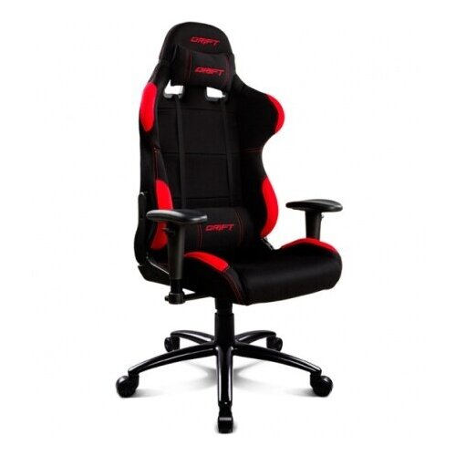 фото Игровое компьютерное кресло drift dr100 fabric черно/красное
