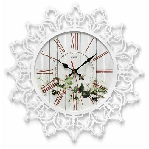 фото Настенные часы "lacy flower" w 45 ost