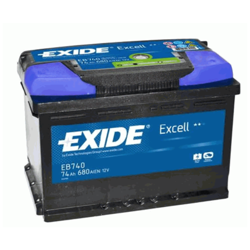 фото Exide аккумулятор exide eb741 74 а*ч п. п.