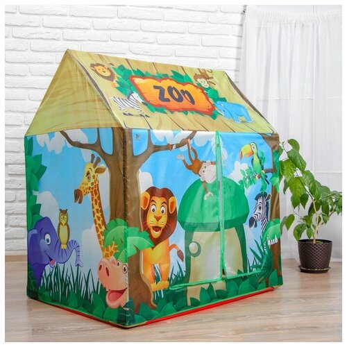фото Детская игровая палатка зоопарк 93?70?103 см 4725919 . yandex market