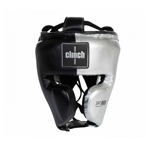 фото Шлем боксерский clinch punch 2.0 черно-серебристый (размер xl)
