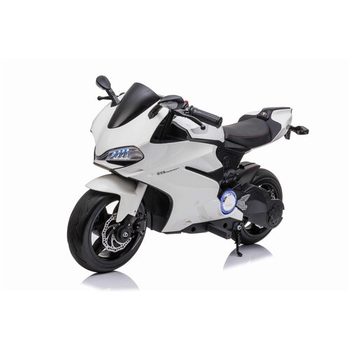 фото Детский электромобиль мотоцикл ducati white (дисковый тормоз, 16 км/ч, 24v) - sx1629 hollicy
