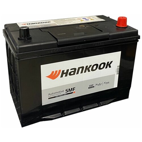 фото Аккумуляторная батарея hankook 6ст-90.0 (105d31l) (обратная полярность, азиатский типоразмер, бортик)