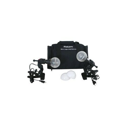 Rekam Mini-Light Faster Kit 60-3RCL2 Комплект ламп-вспышек Rekam 60-3RD Mini-Light комплект галогенных осветителей rekam hl 1600w kit