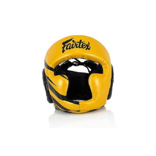 фото Боксерский шлем fairtex hg16 m1 золотой (m)