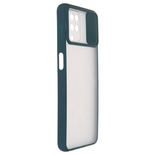фото Чехол luxcase для samsung galaxy a12 tpu+pc 2mm dark green 63177