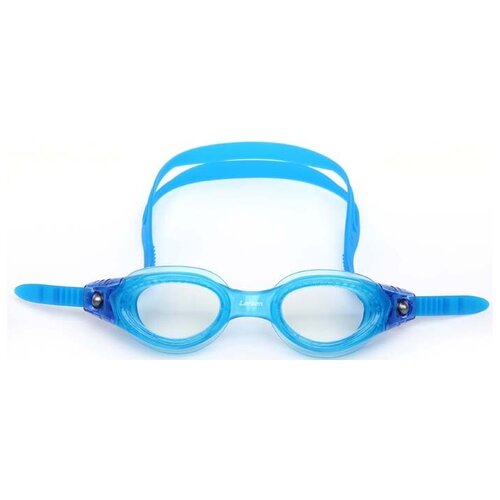 фото Очки для плавания larsen pacific s52, детские, цвет: голубой