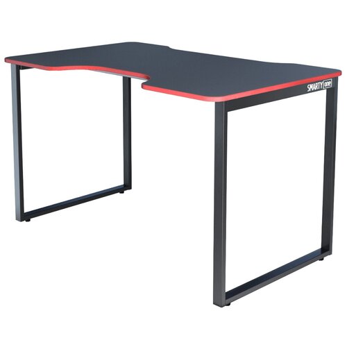 фото Игровой стол gravitonus smarty one, шхг: 120х75 см, цвет: черный каркас/черно-красный