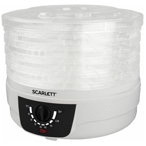 фото Scarlett сушилка для овощей и фруктов scarlett sc-fd421004 белый