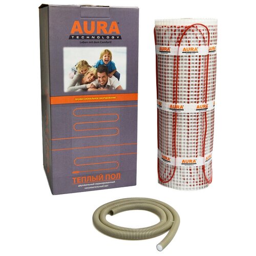 фото Нагревательный мат aura heating мта 150 вт/м2 8 м2 1200 вт