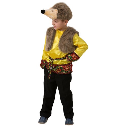 фото Костюм ежик фомка детский батик 30 (116 см) (маска, жилет, рубашка)