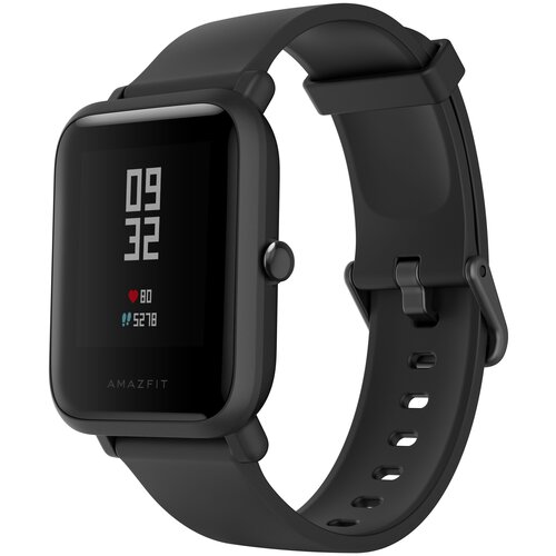 фото Умные часы amazfit bip s lite, charcoal