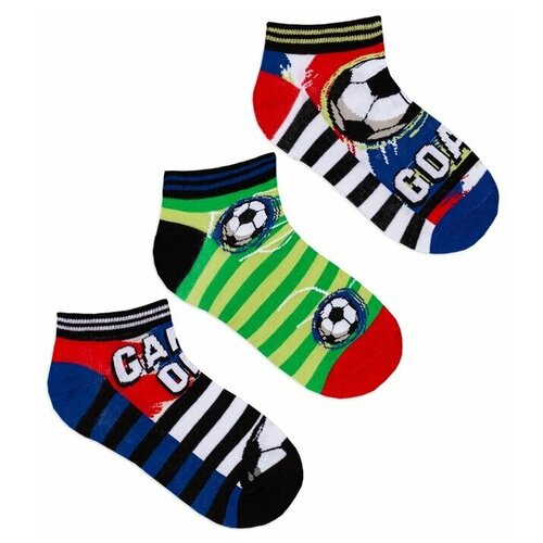 фото Комплект мужских носков lunarable футбол, 3 пары, размер 40-43