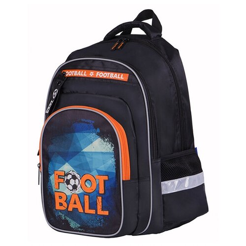 фото Berlingo рюкзак ergo football, оранжевый/синий/черный