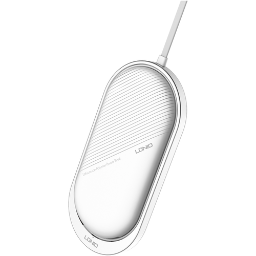 фото Внешний аккумулятор 10000 mah ldnio pl1011 с док-станцией/ выход: 2.1a/ белый