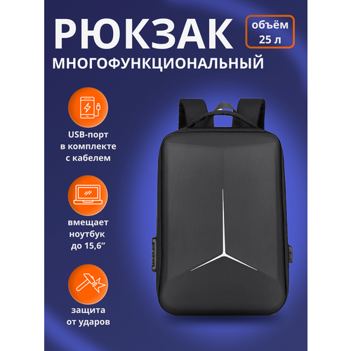 фото Рюкзак антивор с кодовым замком и зарядкой usb kh