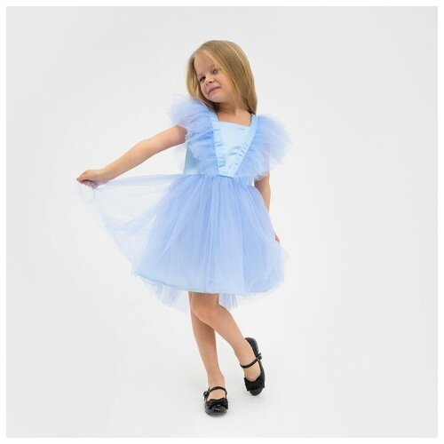 фото Платье нарядное детское kaftan, р. 30 (98-104 см), голубой