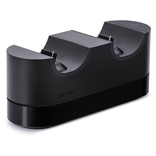 фото Sony зарядная станция dualshock 4 charging station на два геймпада для ps4 (cuh-zdc1/e) черный