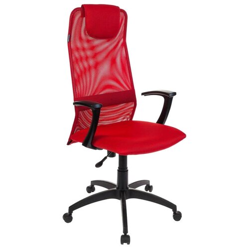 фото Компьютерное кресло бюрократ kb-8 офисное, обивка: текстиль, цвет: tw-97n красный