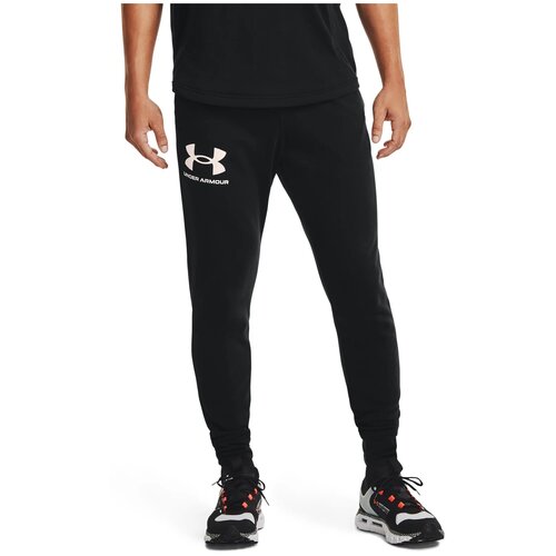 фото Брюки under armour rival terry jogger черный lg 1361642-001