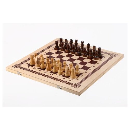 фото Игра два в одном: шашки, шахматы ( г. орлов) woodfun