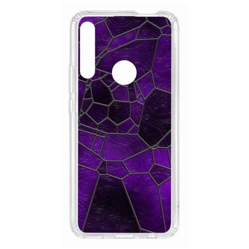 фото Чехол на huawei p smart z kruche print витраж/накладка/с рисунком/прозрачный/бампер/противоударный/ударопрочный/с защитой камеры кruче