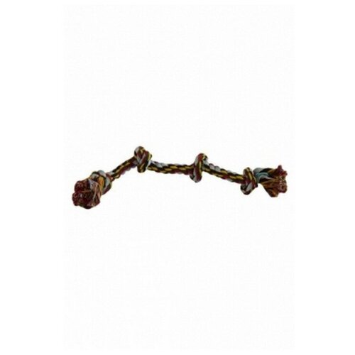 фото Papillon игрушка для собак веревка с 4 узлами, хлопок, 60см (flossy toy 4 knots) 140746, 0,260 кг (2 шт) noname