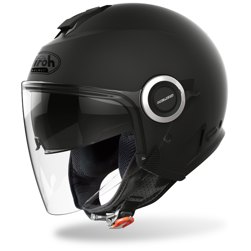 фото Шлем открытый airoh helios, мат., черный, размер s airoh helmet