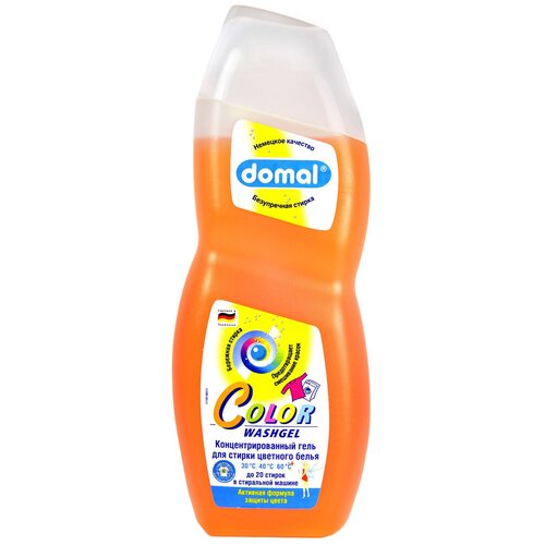 фото Гель для стирки domal color, 0.75 л, бутылка