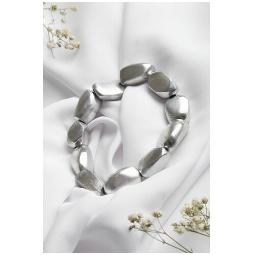 фото Итальянский алюминиевый браслет vestopazzo серебряного цвета