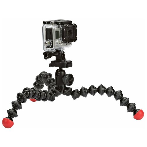 фото Крепления и держатели штатив joby gorillapod action tripod with mount для gopro black/red jb01300-bw .