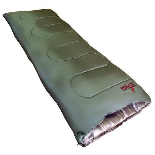 фото Спальный мешок totem woodcock xxl оливковый/морская волна с левой стороны