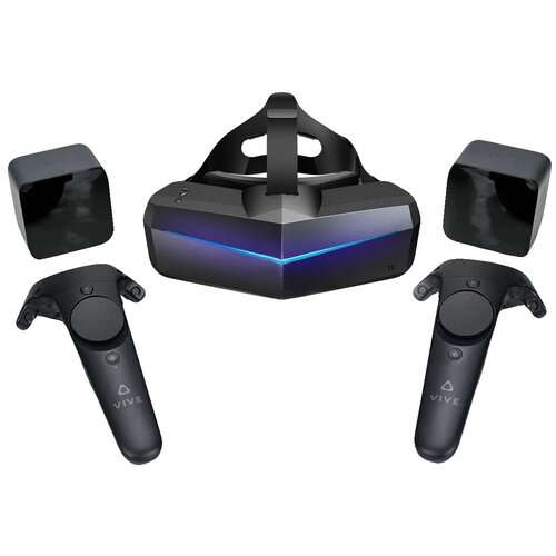 фото Комплект pimax 5k xr с контроллерами и базовыми станциями vive 1.0