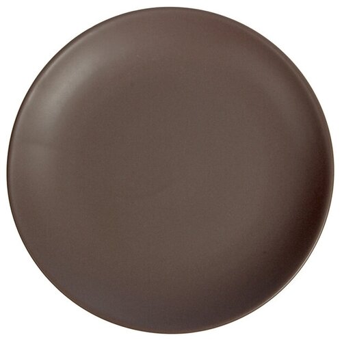 фото Доляна тарелка десертная пастель 19 см коричневый