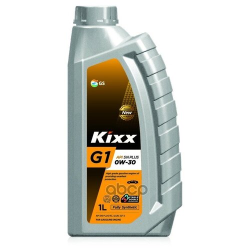 фото Kixx масло моторное "kixx" g1 plus 0w30 sn (1 л) синт.