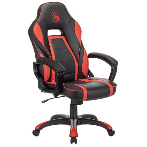 фото Компьютерное кресло bloody gc-350 игровое, обивка: искусственная кожа, цвет: черный/красный