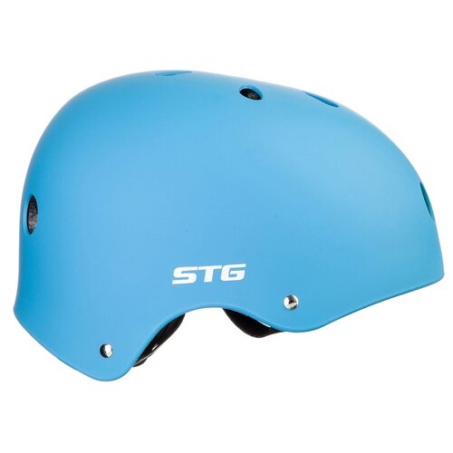 фото Шлем защитный stg велосипедный, размер xs, (48-52 см), синий