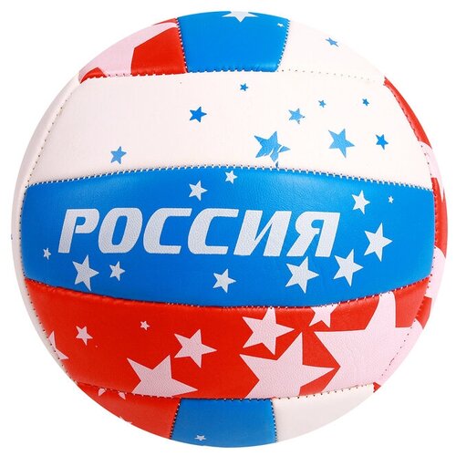 фото Мяч волейбольный minsa v16, 18 панелей, pvc, 2 подслоя, машинная сшивка, размер 5