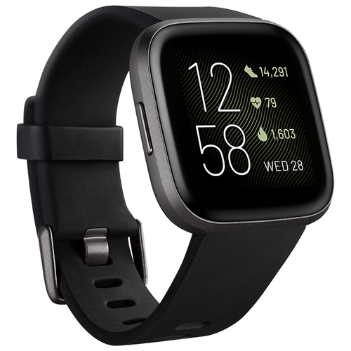 фото Часы versa 2 black / carbon fitbit