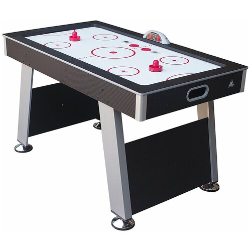 фото Игровой стол для аэрохоккея dfc edmonton 55 es-at-5530e1 черный/серый