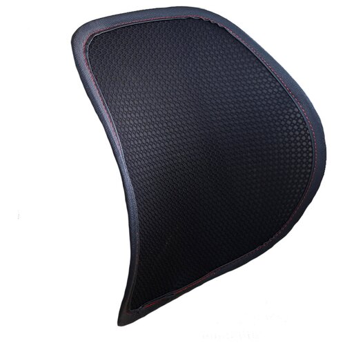 фото Автомобильная подушка/ подушка для спины/ поясничный упор/ двойная сетка (45*40 см, черный) yandex market