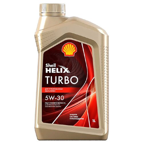 фото Синтетическое моторное масло shell helix turbo 5w-30, 1 л